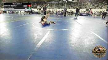 70 lbs Consi Of 8 #2 - Lincoln McCray, Carl Albert vs Kevin Aaron, Madill Takedown