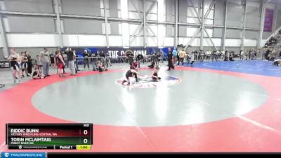 58 lbs Round 2 - Riddic Bunn, Victory Wrestling-Central WA vs Torin McLaimtaig, Priest River WC