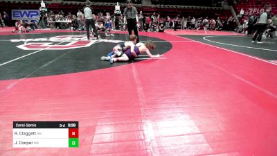 55 lbs Final - Bentlee Egleston, Claremore Wrestling Club vs Madden Moore, Keystone Kids Wrestling Club