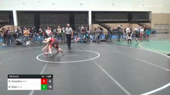 111 lbs Prelims - Bryce Hazelton, Maine Trappers ES vs Ryan Rios, Broad Axe Wrestling Club Red