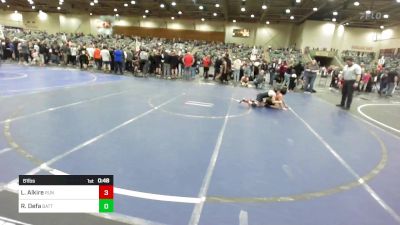 81 lbs Quarterfinal - Logan Alkire, Run To Danger vs Ryan Defa, Battle Mountain WC