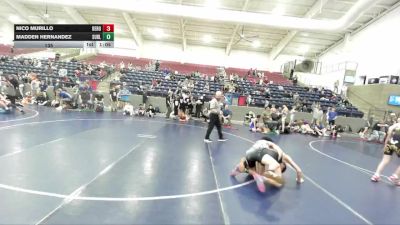135 lbs Round 1 (4 Team) - NICO MURILLO, Death Row vs Madden Hernandez, Sublime Wrestling Academy