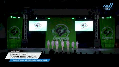 Champion Legacy - Youth Elite Lyrical [2025 Youth - Contemporary/Lyrical - Small Day 1] 2025 CSG Dance Grand Nationals