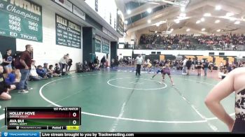 95 lbs 1st Place Match - Holley Hove, Garden Valley vs Ava Bui, Lowell Scott