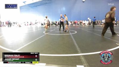 85 lbs Quarterfinal - Brennan Finley, Willard Youth Wrestling Club vs Jagger Bryant, F-5 Grappling