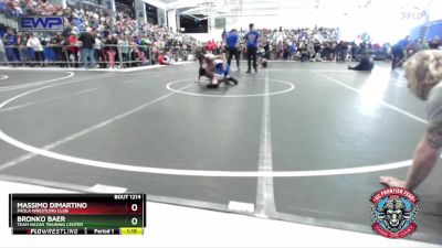 130 lbs Quarterfinal - Massimo DiMartino, Paola Wrestling Club vs Bronko Baer, Team Nazar Training Center