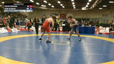 80kg Quarterfinal - Oscar Nergard, Riverdale WC vs Gleb Glazcov, Dinos Wrestling Club
