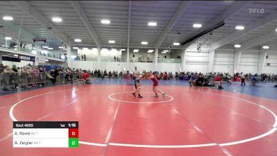 117 lbs Quarterfinal - Alyssa Rowe, ME Trappers WC vs Ana Zeigler, ME Trappers WC