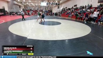 285 lbs Semifinal - Cameron Wainwright, Overland vs Nicholas Silva, Smoky Hill