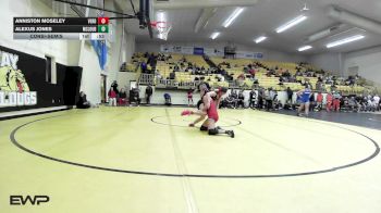 135 lbs Consolation - Anniston Moseley, Verdigris HS Girls vs Alexus Jones, Mcloud HS Girls