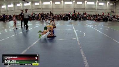 76 lbs Finals (2 Team) - Blake Lang, Tri State Hammers vs Colson Long, OMP