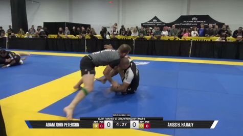 Aniss El Hajjajy vs Adam John Peterson 2026 Pan IBJJF Jiu-Jitsu No-Gi Championship