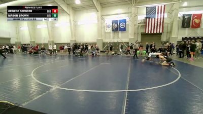 113 lbs Champ. Rd Of 64 - George Spencer, Brighton vs Mason Brown, Bear River