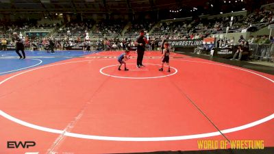 37 lbs 5th Place - Wenston Quillin, Chickasha Wrestling vs Zane Ryley, Sherman Challengers