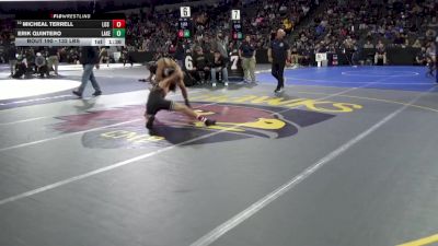 132 lbs Round Of 32 - Micheal Terrell, Los Gatos (CC) vs Erik Quintero, Lakeside (SS)