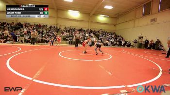 55 lbs Semifinal - Kip Neighbors, Fort Gibson Youth Wrestling vs Wyatt Pugh, Viking Wrestling Club