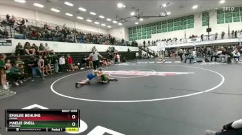 100 lbs Cons. Round 1 - Emalee Behling, Lyman vs Maelie Snell, Pinedale