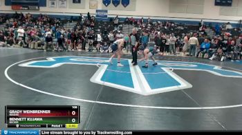 106 lbs Cons. Round 4 - Grady Weinbrenner, Rogers vs Bennett Kujawa, Becker