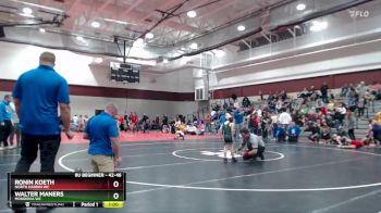 42-46 lbs Quarterfinal - Walter Maners, Monrovia WC vs Ronin Koeth, North Hardin WC