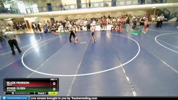 80 lbs Round 1 - Ryker Olsen, SYRACUSE vs Blade Pehrson, Delta