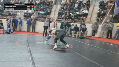 160_B lbs Round Of 32 - Gabe Walker, Brookville vs Ash Musto, Wellsboro
