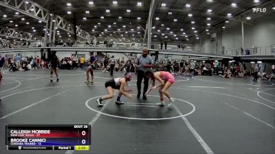 95 lbs Round 7 (8 Team) - Calleigh McBride, MGW Lost Souls vs Brooke Cannici, Cordoba Trained