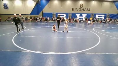 73 lbs Round 1 - Bennett Carlson, Champions Wrestling Club vs Zellie Modde, Uintah Wrestling