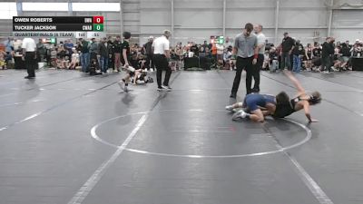 68 lbs Quarterfinals (8 Team) - Tucker Jackson, Contenders WA Blue vs Owen Roberts, Donahue WA