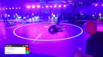 132 lbs 3rd Place - Connor Lamping, Helena High vs Andrew Gray, Swwwc