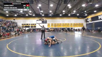 136 lbs Quarterfinal - Carma Forty, Knoch vs Juliana Van Slyke, Mt. Lebanon