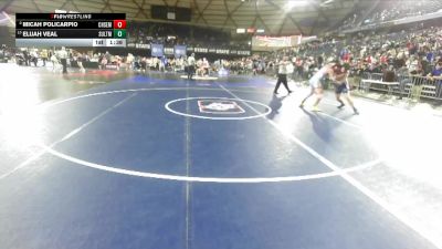 Boys 2A 190 lbs Champ. Round 2 - Elijah Veal, Sultan vs Micah Policarpio, Chief Sealth