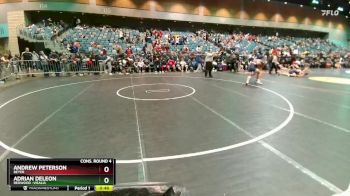 157 lbs Cons. Round 4 - Andrew Peterson, Beyer vs Adrian DeLeon, Redwood -Visalia