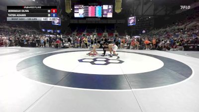 126 lbs Champ. Rd Of 128 - Jeremiah Oliva, OR vs Taten Adams, SD