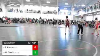 113 lbs Consi Of 8 #1 - Jack Alves, Bridgewater-Raynham vs Ronan Devitt, Belmont