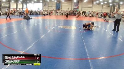 76 lbs Rd# 4- 2:00pm Friday Final Pool - Michael Dillon, West Coast Elite vs Ethan Encarnacion, Maryland GOLD