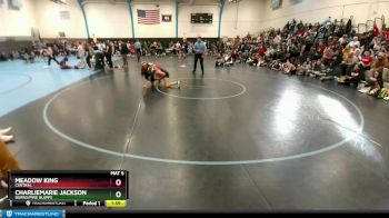 141-150 lbs Round 2 - CharlieMarie Jackson, Burns/Pine Bluffs vs Meadow King, Central