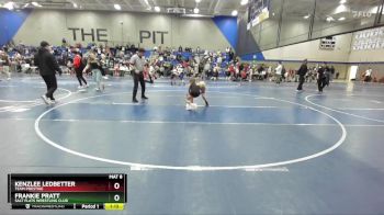 70 lbs Quarterfinal - Kenzlee Ledbetter, Team Prestige vs Frankie Pratt, Salt Flats Wrestling Club