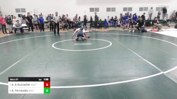 144 lbs Round Of 32 - Ayden Angel-Ouimetter, Woodstock Academy vs Adoni Fernandez, Bristol Eastern