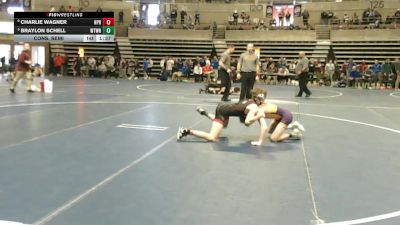107 Championship Bracket Cons. Semi - Charlie Wagner, New Prague vs Braylon Schell, Watertown