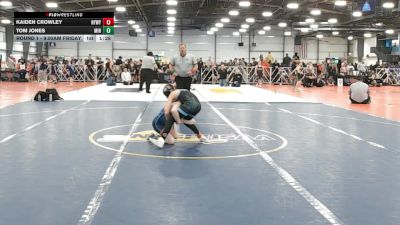 80 lbs Round 1 - 9:00am Friday - Tom Jones, Minions vs Kaiden Crowley, NYWAY - Iron Empire