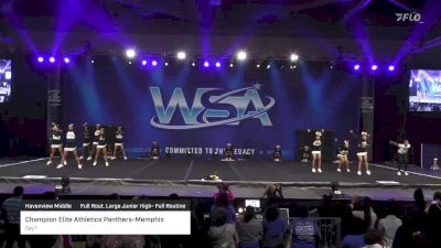 Champion Elite Athletics Panthers-Memphis - Day 1 [2023 Havenview Middle Full Rout. Large Junior High- Full Routine] 2023 WSA Grand Nationals