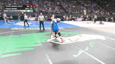 Cons. Round 1 - Stayci Medina Lopez, Broken Bow vs Hailey Rhamy, Overton