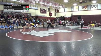 JV-10 lbs Quarterfinal - Aj Mitchell, Cascade vs Maci Shepard, West Liberty