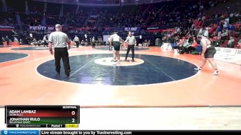 3A 285 lbs Semifinal - Adam Lambaz, Elgin (H.S.) vs Jonathan Rulo, Belleville (East)