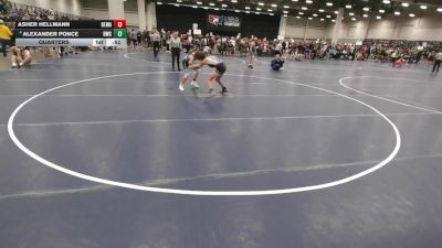110 lbs Quarters - Asher Hellmann, Berge Elite Wrestling Academy vs Alexander Ponce, Bulldog Wrestling Club