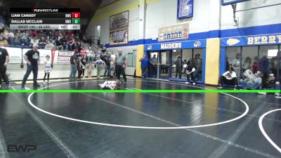 46 lbs Consolation - Liam Canady, Berryhill Wrestling Club vs Dallas McClain, Berryhill Wrestling Club