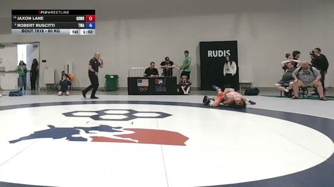 60 kg Cons. Sub-semis - Jaxon Lane, Grindhouse Wrestling vs Robert ...