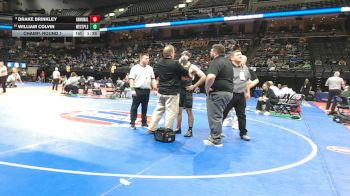 138 Class 3 lbs Champ. Round 1 - Drake Brinkley, Hannibal vs William Colvin, West Plains