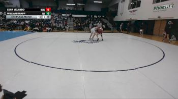 174 lbs 5th Place Match - Luca Velando, Muhlenberg vs William Knapp, Alvernia