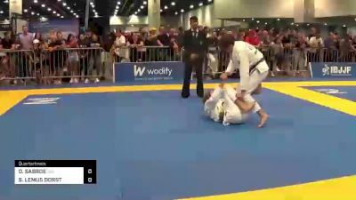 OWEN SABROE vs SEBASTIAN LEMUS DORST 2022 IBJJF Jiu-Jitsu CON International
